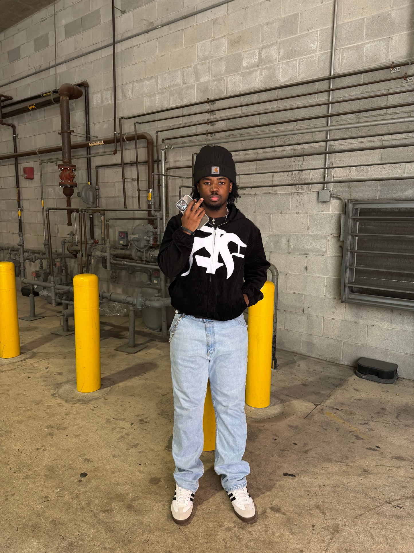 "ASPYRE" Corduroy Zip Up